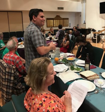 Passover Feast at Emerson UU 2019 - Thank you, Adam Neisenholz